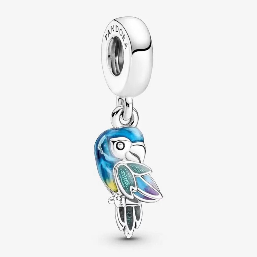 Pandora Parrot Charm For Bracelet, Steling Silver Charm